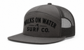 Richardson 7-Panel Trucker Hat - Black on Gray