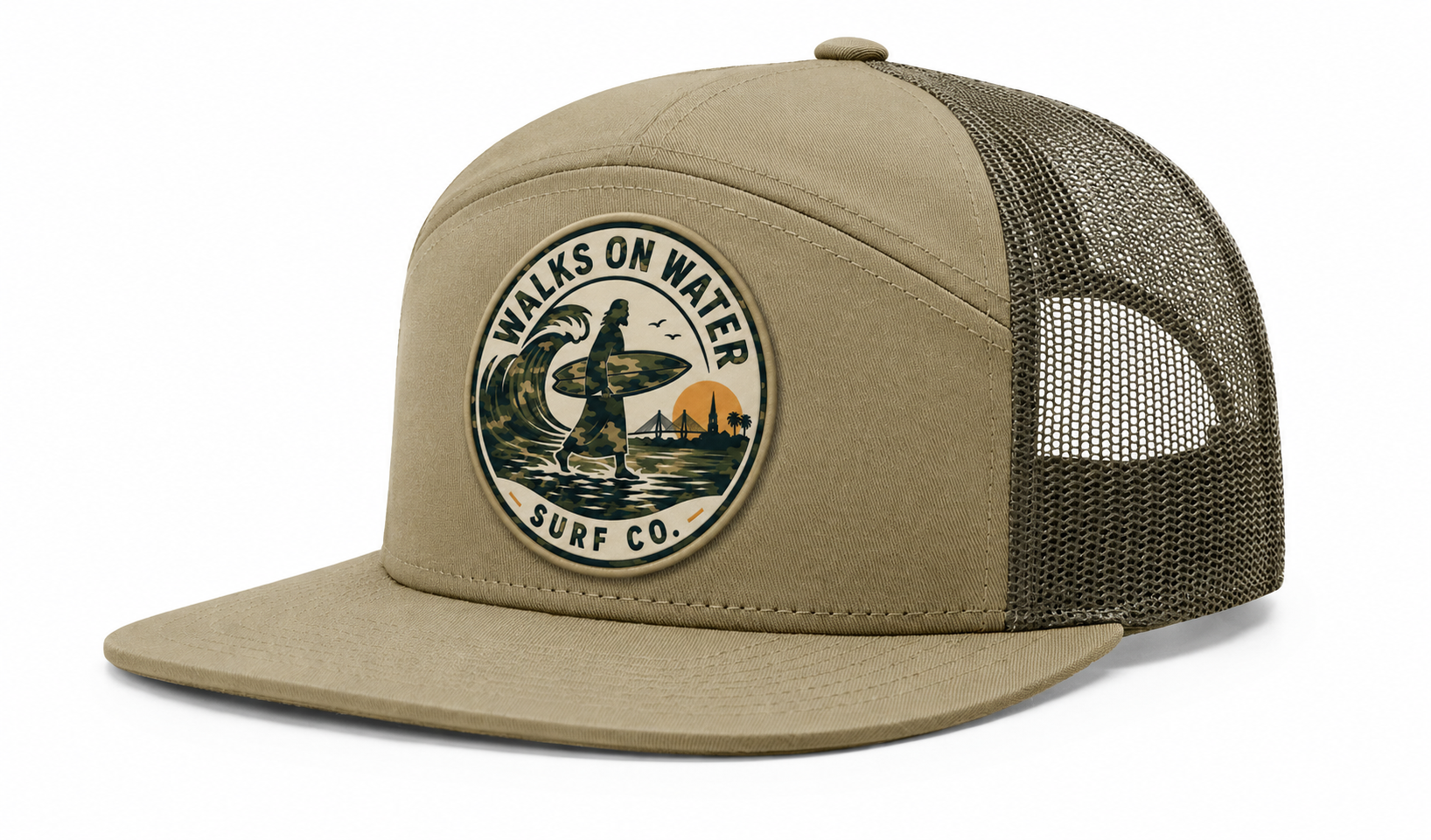 Richardson 7-Panel Trucker Hat - Tactical Surf Jesus