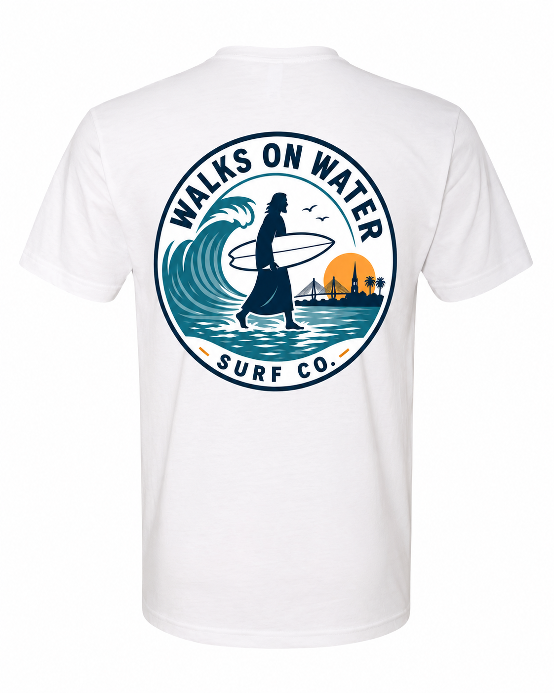 PRE-ORDER NOW!!! Walks On Water Surf Co. Flagship Tee