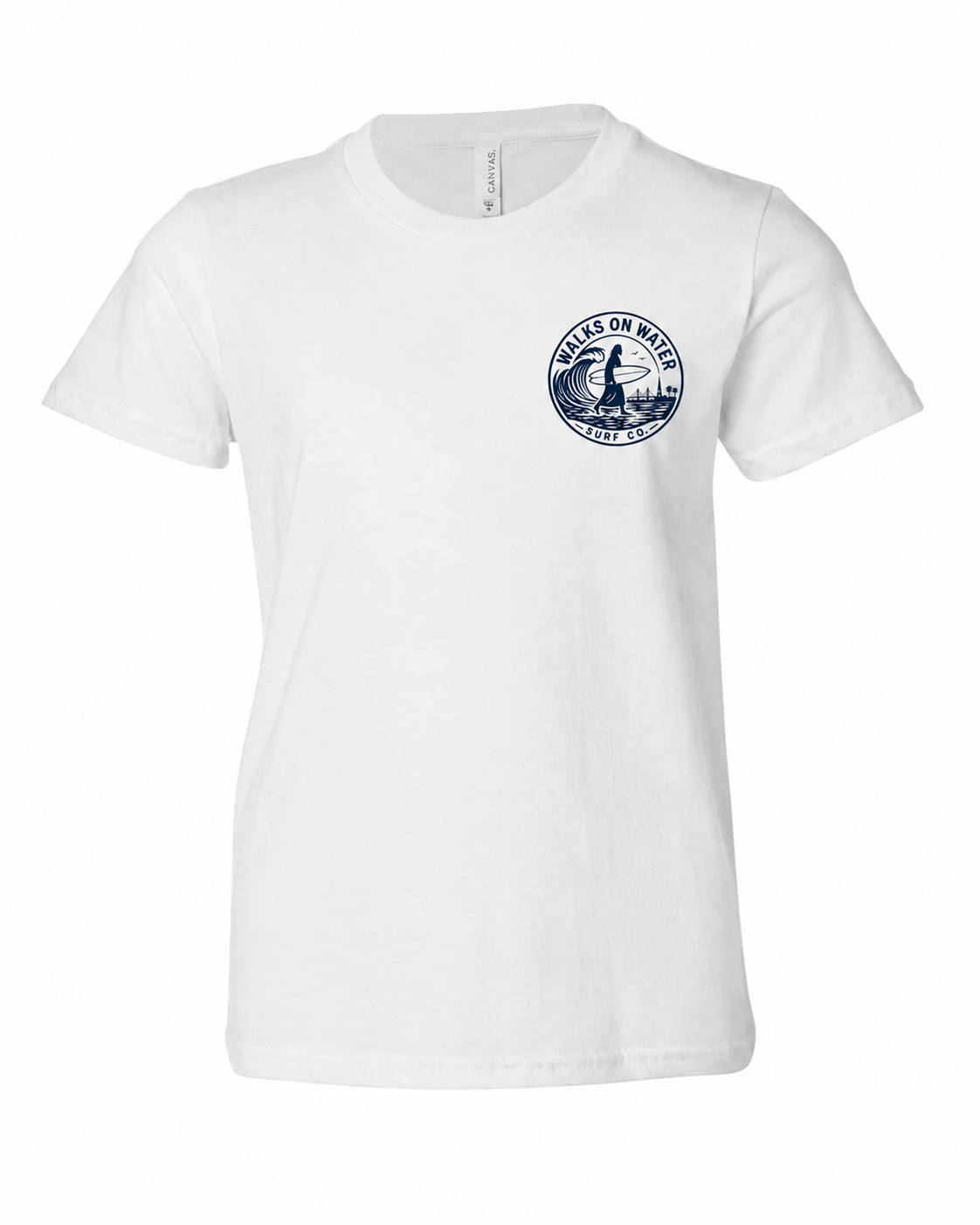 Youth Tee - White/Navy Flagship