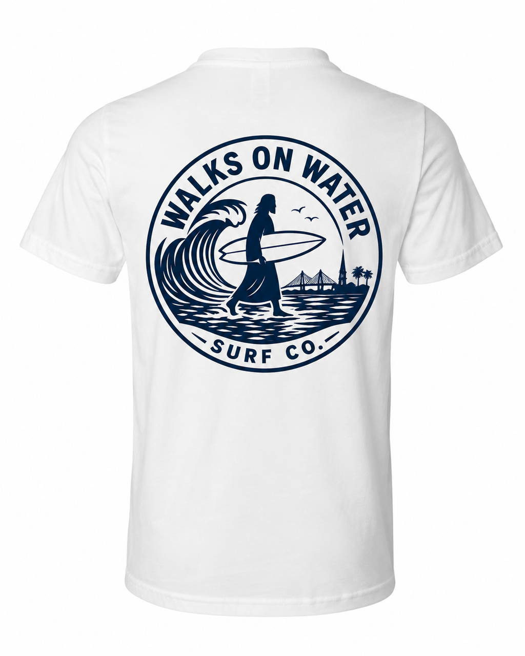 Youth Tee - White/Navy Flagship